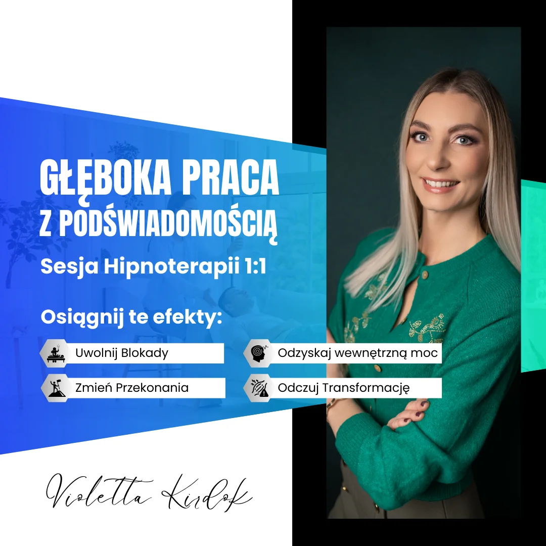 Sesja 1:1 – Głęboka praca z podświadomością (Hipnoterapia)
