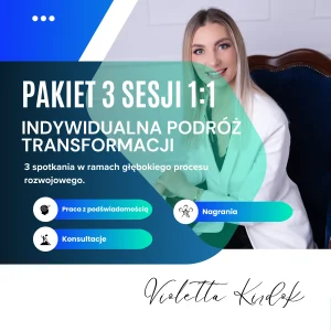 Pakiet 3 sesji 1:1 – Indywidualna podróż transformacji